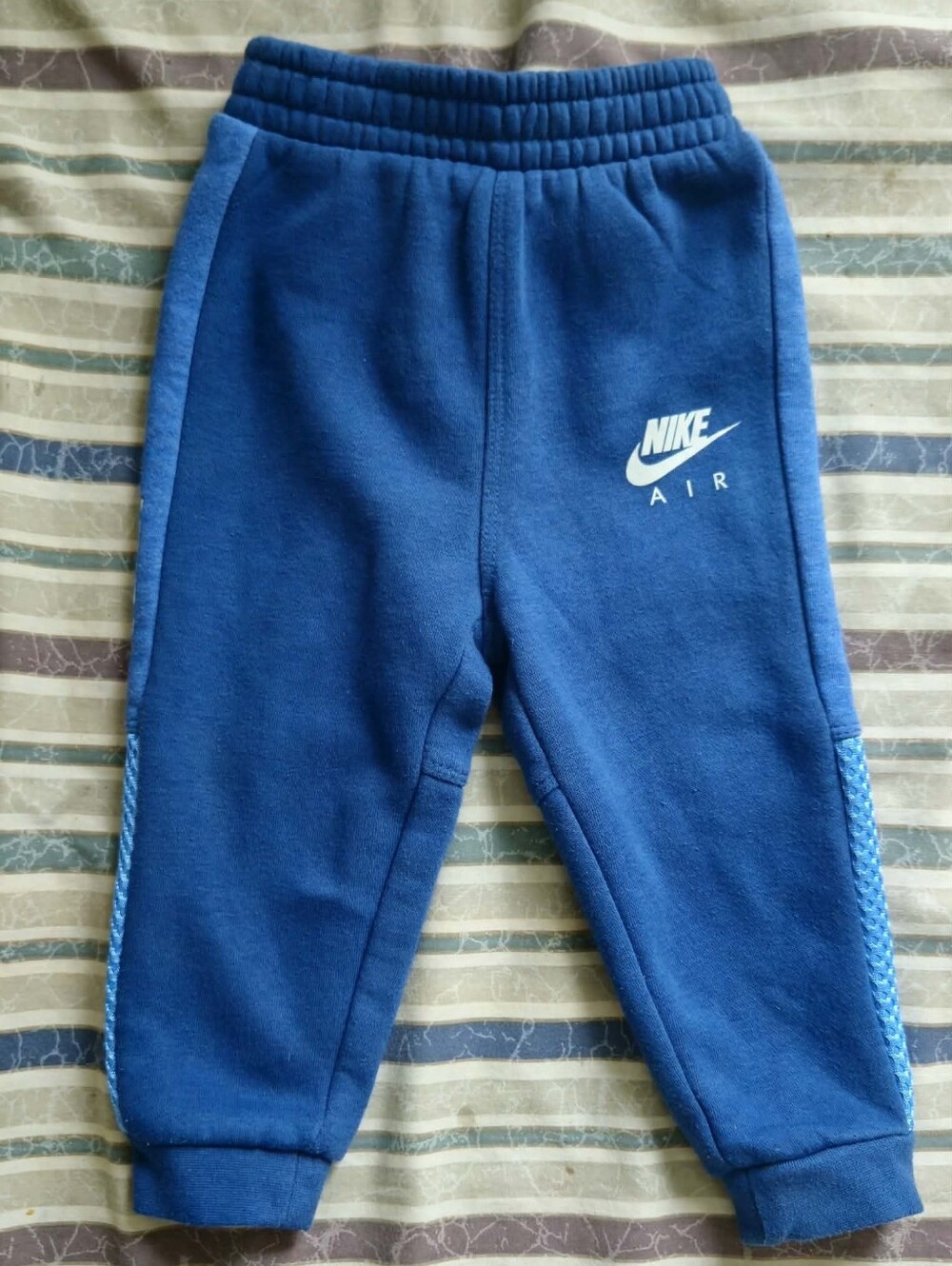 Nike Air Toddler Boys Blue Fleece Sweatpants Sz 18M